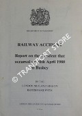 Railway Accident - Report on the Accident that occurred on the 20th April 1980 at Bushey in the London Midland Region British Railways by Department of Transport
